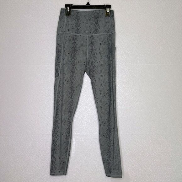 Varley Let’s Go High Rise Snakeskin Print Legging S - Picture 2 of 4
